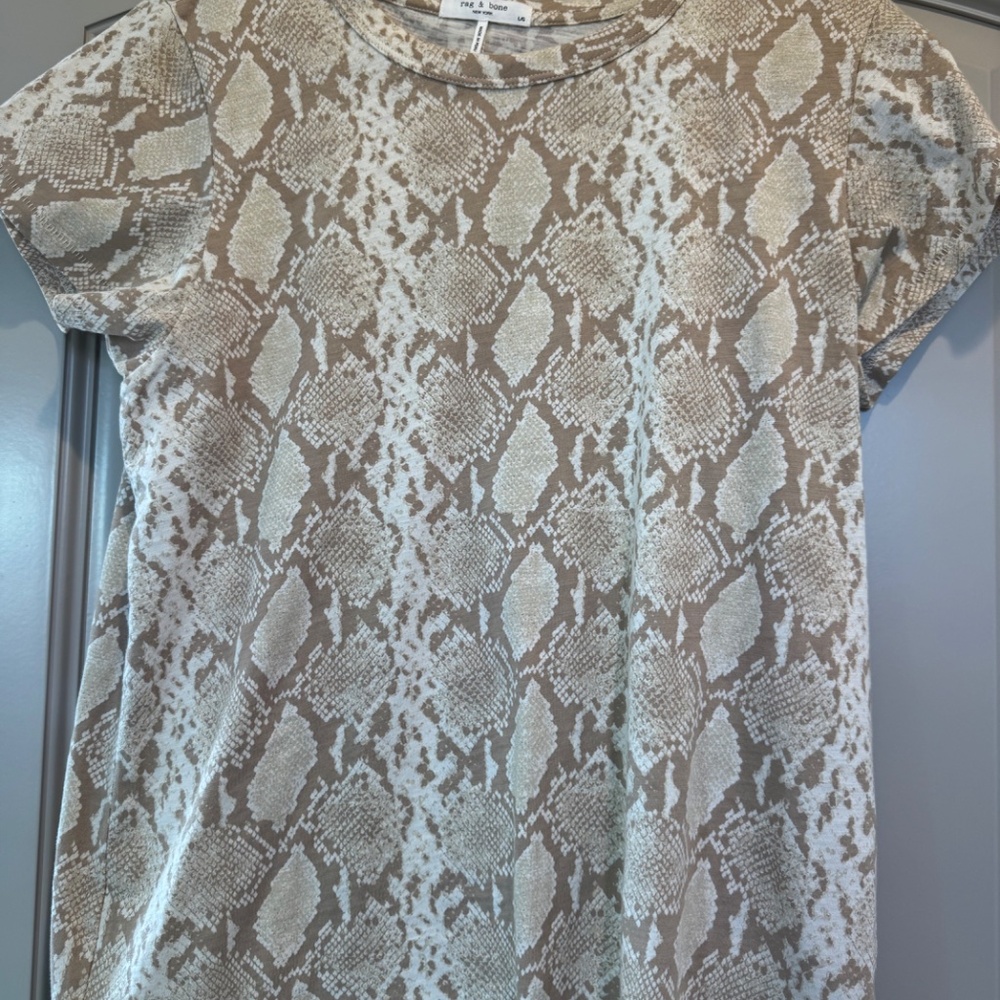 Rag and Bone python T shirt - image 3